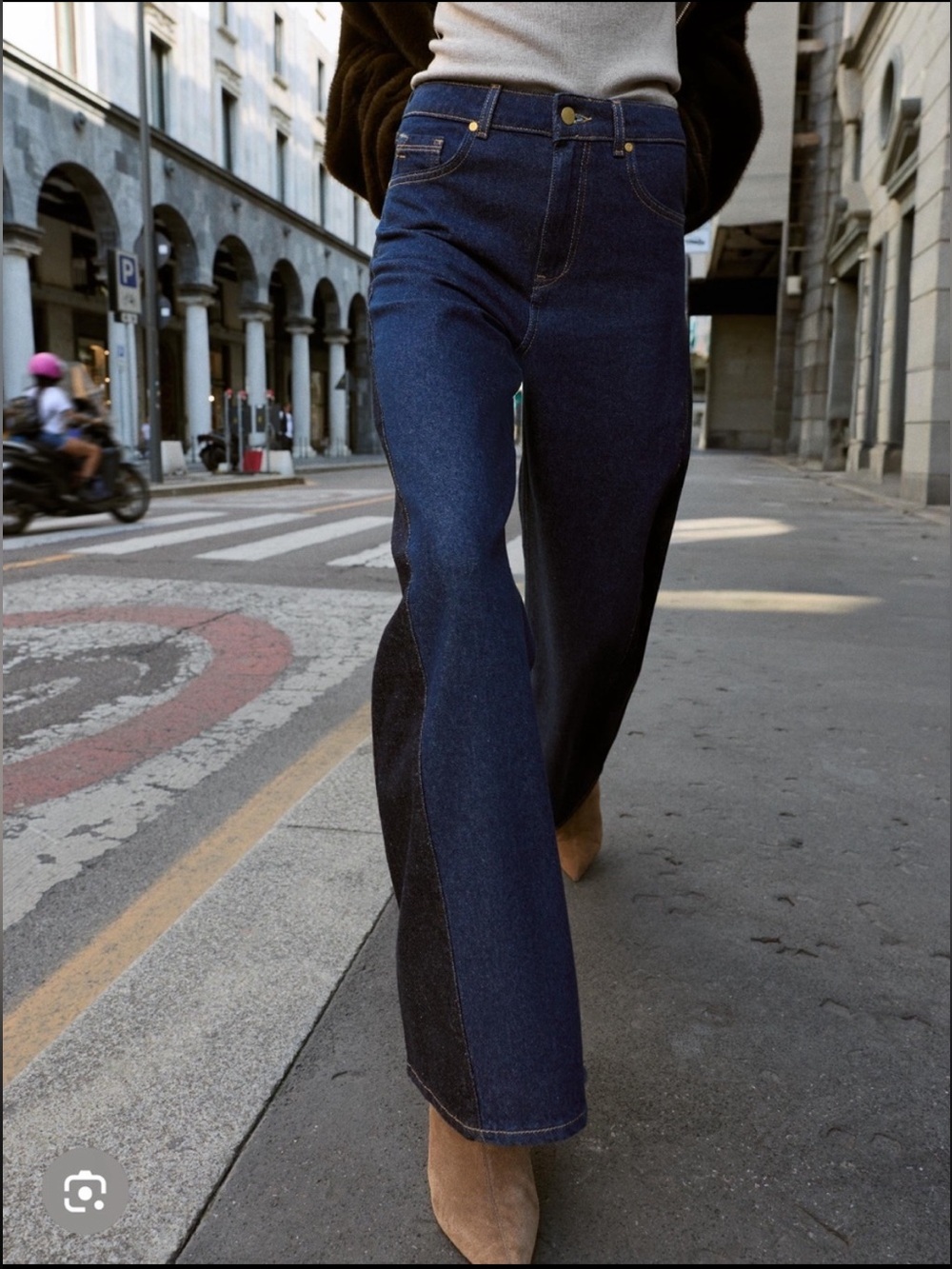 NEW FALL 🍁 ZARA high-waist jeans combination design USA 8/ EUR 40
🚨NO DISCOUNT - Picture 2 of 11